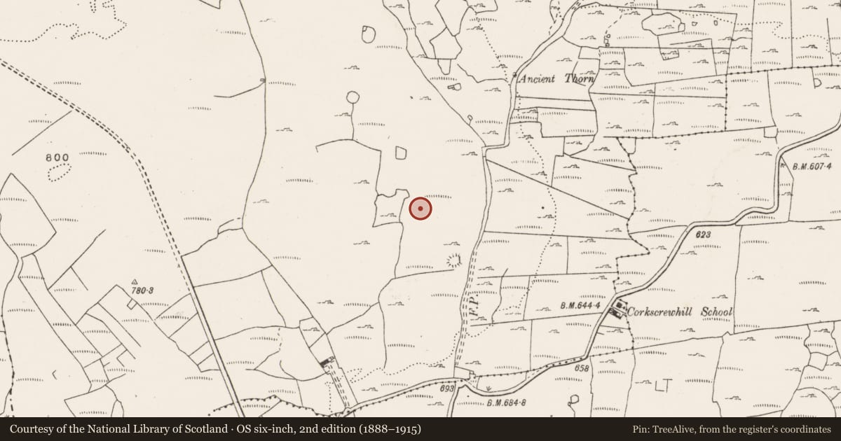 Ordnance Survey six-inch map, 2nd edition (1888–1915) covering the location of House - indeterminate date, County Clare, with a pin at the register's coordinates