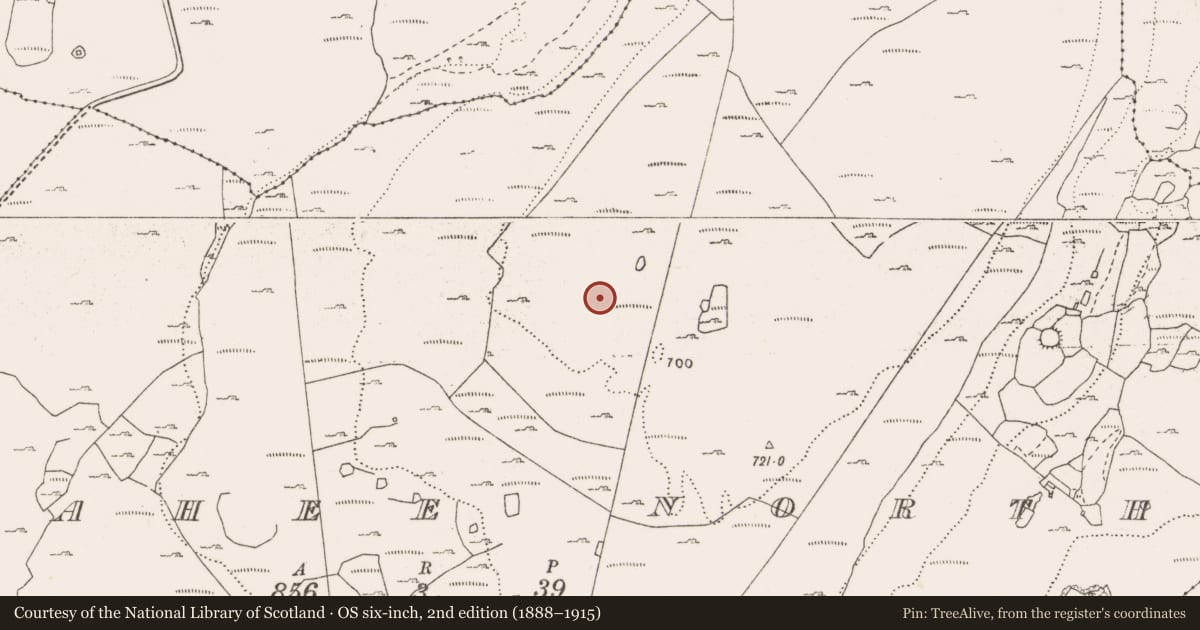 Ordnance Survey six-inch map, 2nd edition (1888–1915) covering the location of Cairn - unclassified, Fahee North, County Clare, with a pin at the register's coordinates