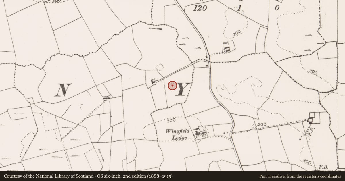 Ordnance Survey six-inch map, 2nd edition (1888–1915) covering the location of Barrow - unclassified, Gortnaboul, County Clare, with a pin at the register's coordinates