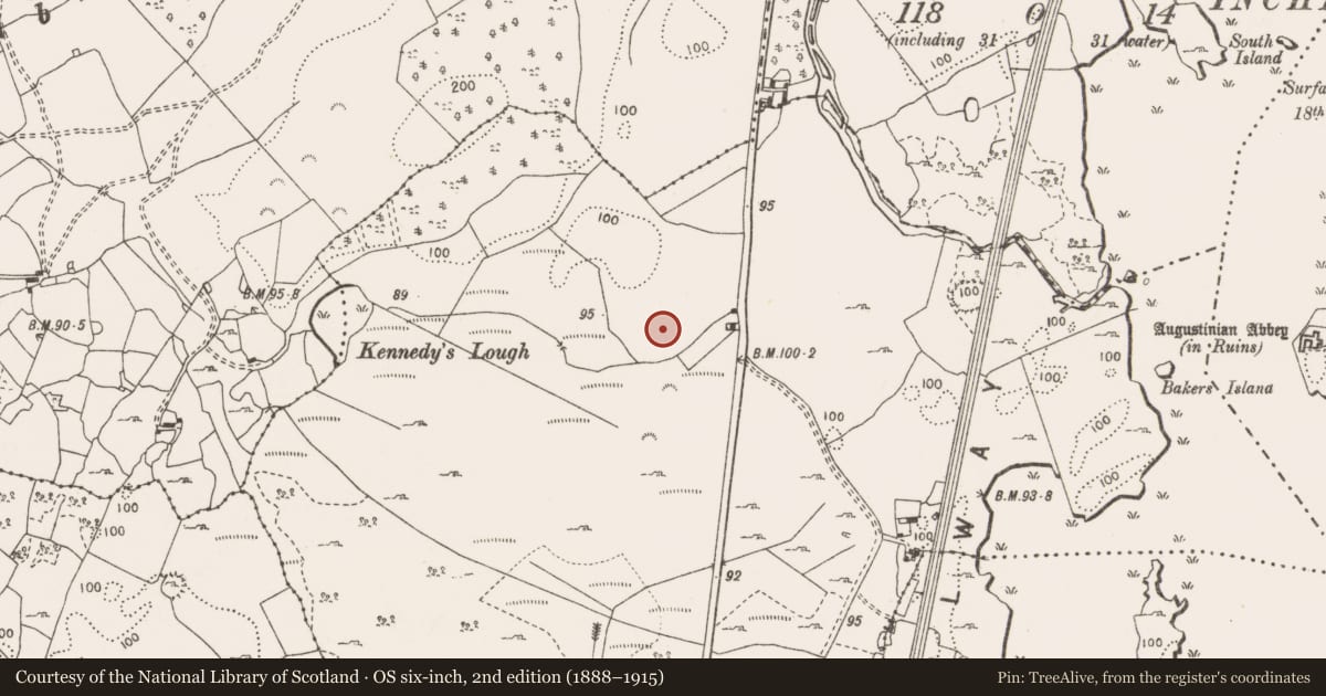 Ordnance Survey six-inch map, 2nd edition (1888–1915) covering the location of Excavation - miscellaneous, Bearnafunshin, County Clare, with a pin at the register's coordinates