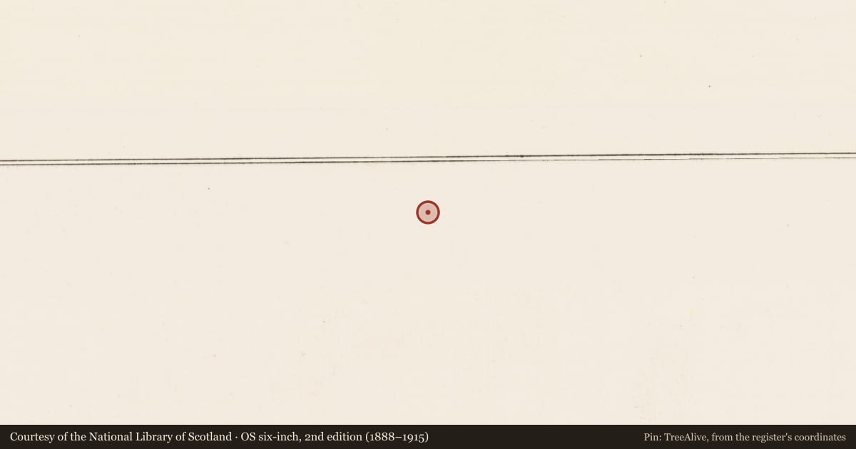 Ordnance Survey six-inch map, 2nd edition (1888–1915) covering the location of House - 16th/17th century, Aughinish, County Clare, with a pin at the register's coordinates