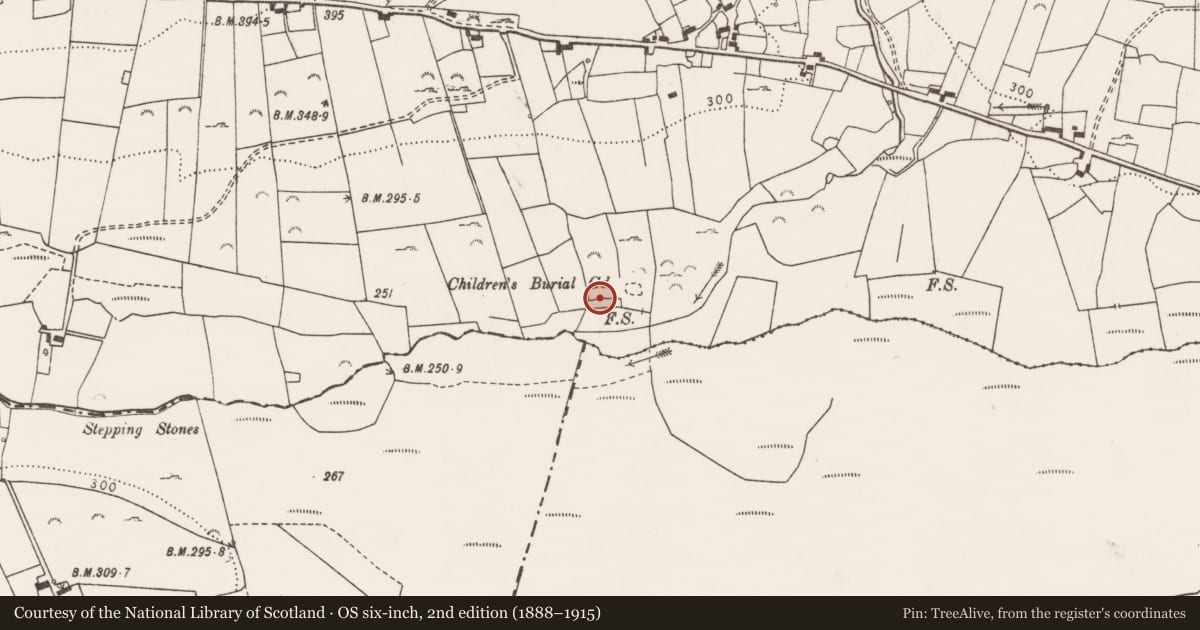 Ordnance Survey six-inch map, 2nd edition (1888–1915) covering the location of Ritual site - holy well, Furroor, County Clare, with a pin at the register's coordinates