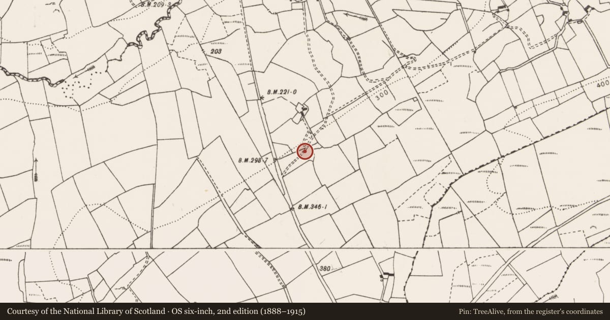 Ordnance Survey six-inch map, 2nd edition (1888–1915) covering the location of Quarry, Burrenfadda, County Clare, with a pin at the register's coordinates