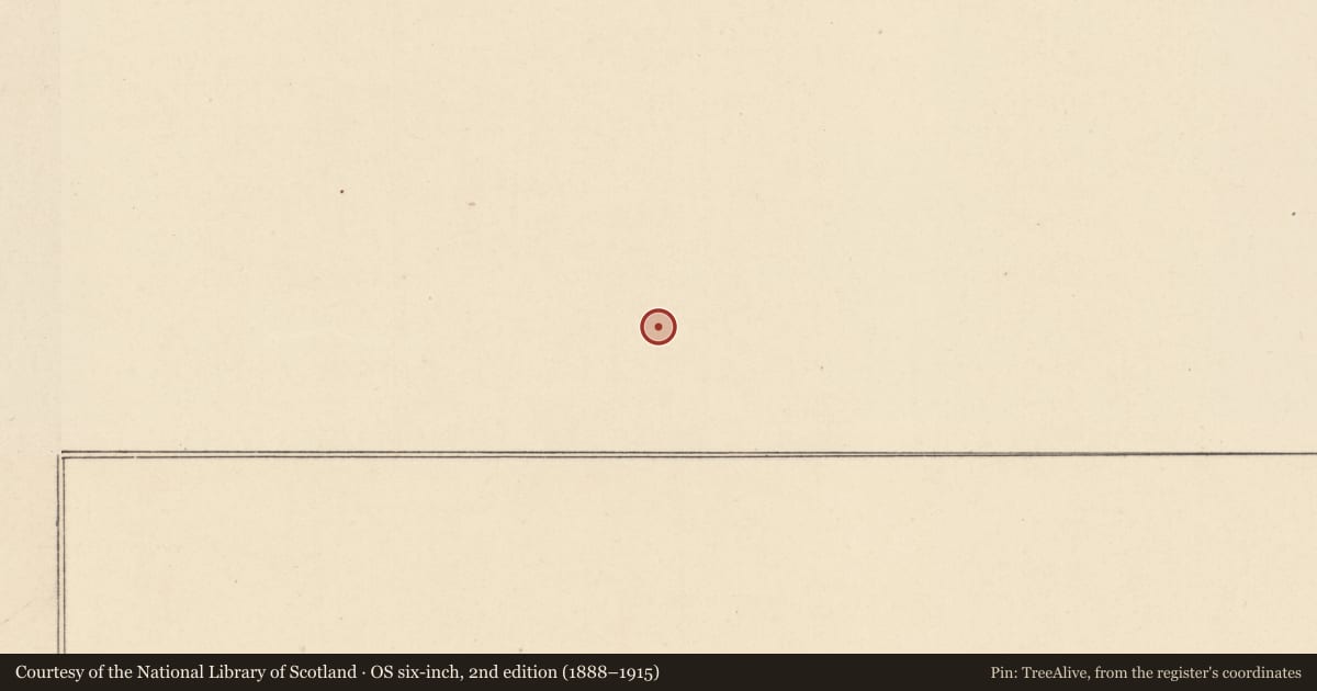 Ordnance Survey six-inch map, 2nd edition (1888–1915) covering the location of Hut site, Eaglehill, County Carlow, with a pin at the register's coordinates