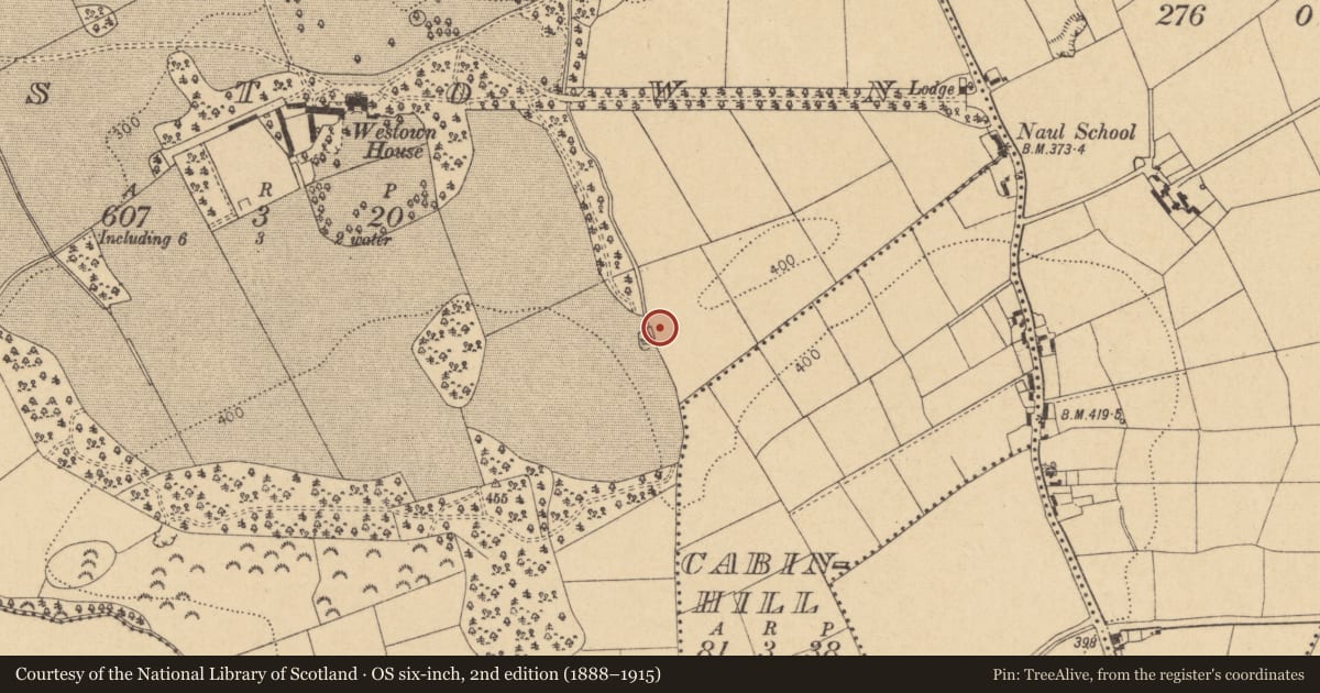 Ordnance Survey six-inch map, 2nd edition (1888–1915) covering the location of Quarry, Westown, Naul, County Dublin, with a pin at the register's coordinates
