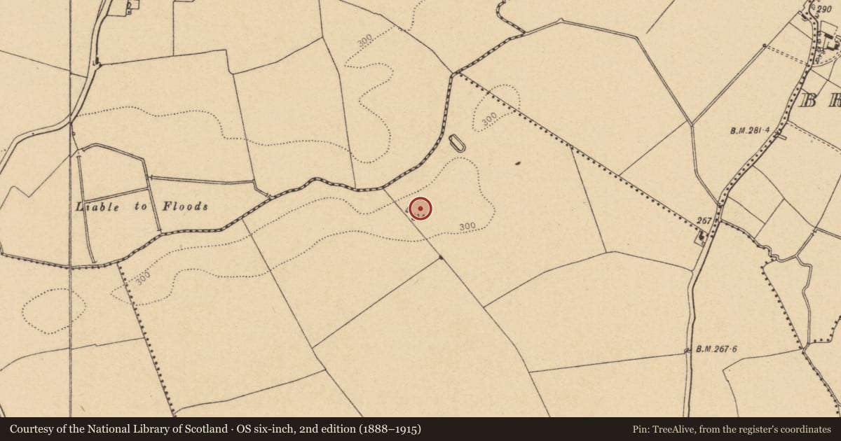 Ordnance Survey six-inch map, 2nd edition (1888–1915) covering the location of Earthwork, Jordanstown, County Dublin, with a pin at the register's coordinates