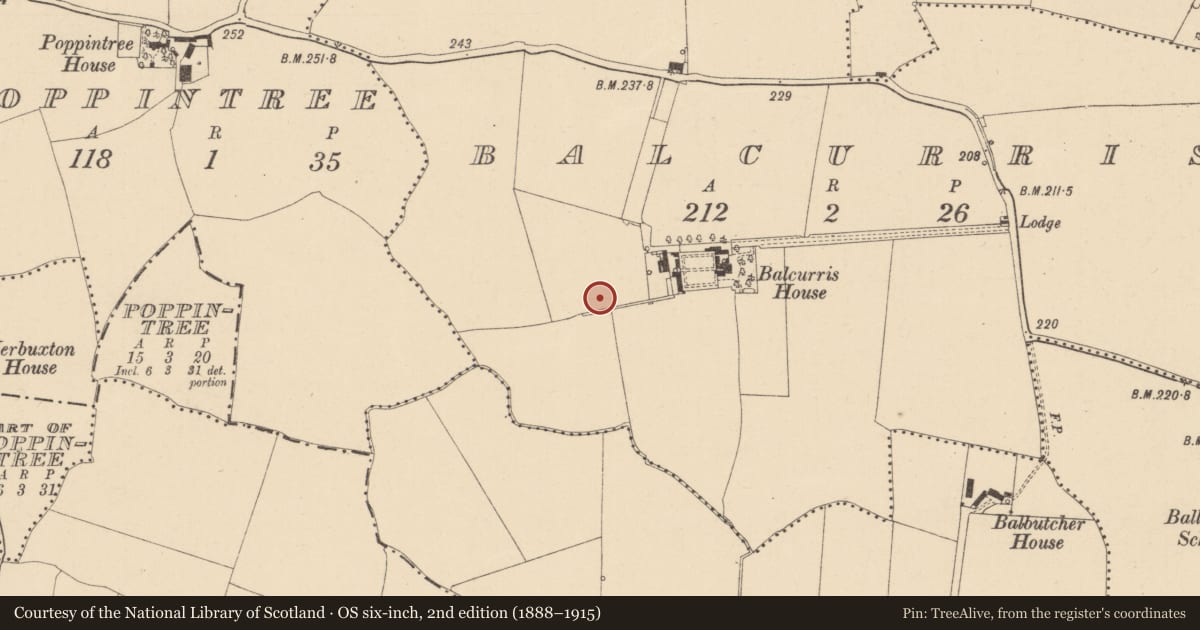 Ordnance Survey six-inch map, 2nd edition (1888–1915) covering the location of Enclosure, County Dublin, with a pin at the register's coordinates