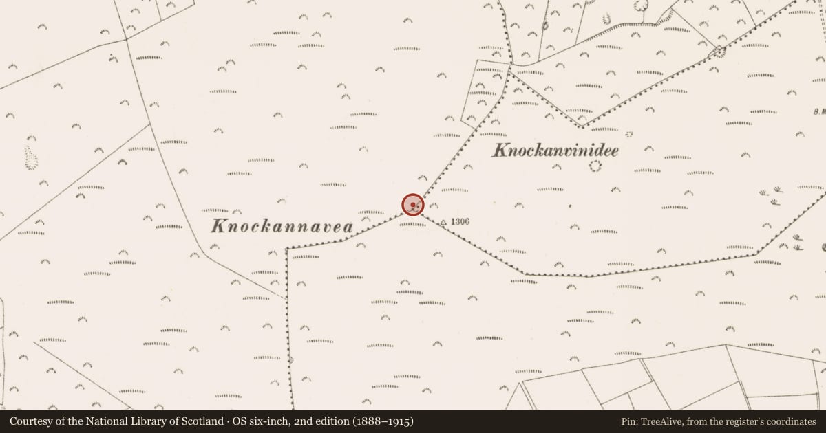 Ordnance Survey six-inch map, 2nd edition (1888–1915) covering the location of Cairn - unclassified, County Dublin, with a pin at the register's coordinates