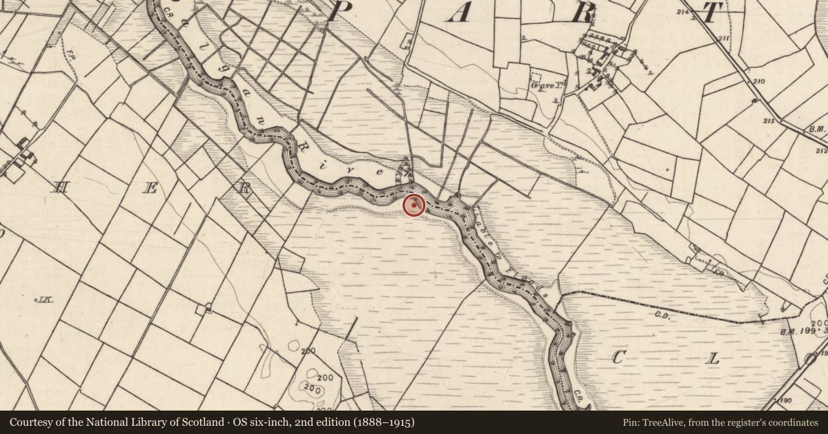 Ordnance Survey six-inch map, 2nd edition (1888–1915) covering the location of Water mill - horizontal-wheeled, Conagher, County Galway, with a pin at the register's coordinates