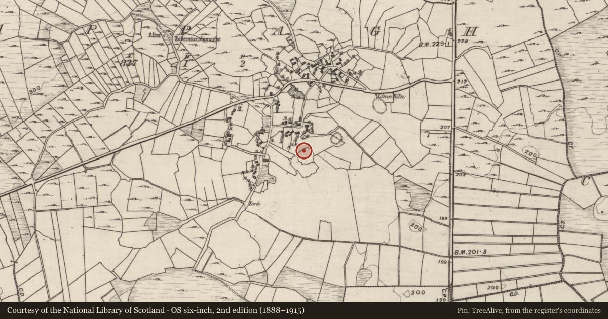 Ordnance Survey six-inch map, 2nd edition (1888–1915) covering the location of Ringfort - cashel, Cappagh, County Galway, with a pin at the register's coordinates