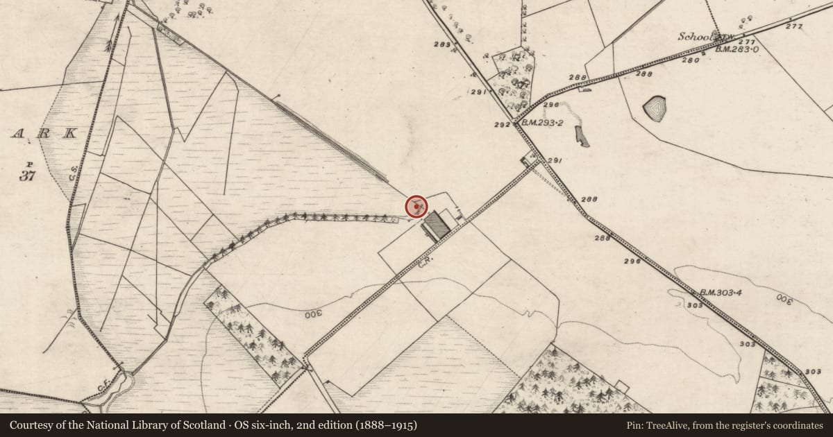 Ordnance Survey six-inch map, 2nd edition (1888–1915) covering the location of Mill - unclassified, Glinsk, County Galway, with a pin at the register's coordinates