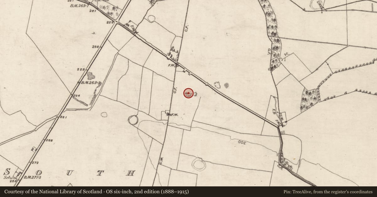 Ordnance Survey six-inch map, 2nd edition (1888–1915) covering the location of Quarry, Kilcooley, County Galway, with a pin at the register's coordinates