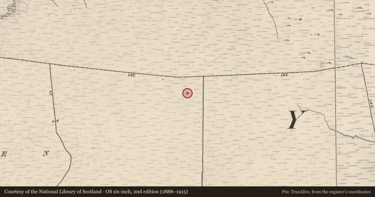 Ordnance Survey six-inch map, 2nd edition (1888–1915) covering the location of Cairn - unclassified, Atticlough, County Galway, with a pin at the register's coordinates