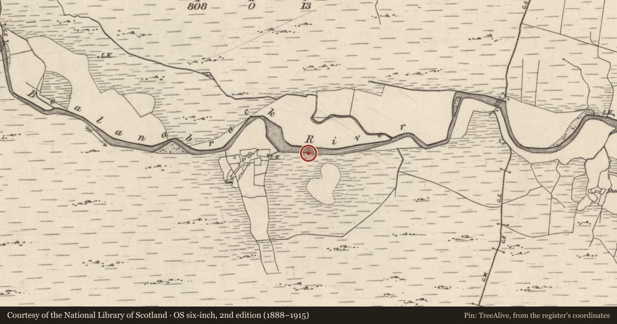 Ordnance Survey six-inch map, 2nd edition (1888–1915) covering the location of Fulacht fia, Cartrún An Phóna, County Galway, with a pin at the register's coordinates