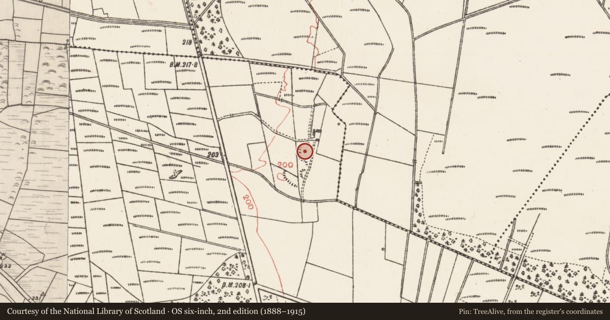 Ordnance Survey six-inch map, 2nd edition (1888–1915) covering the location of Quarry, Kilmore, County Galway, with a pin at the register's coordinates
