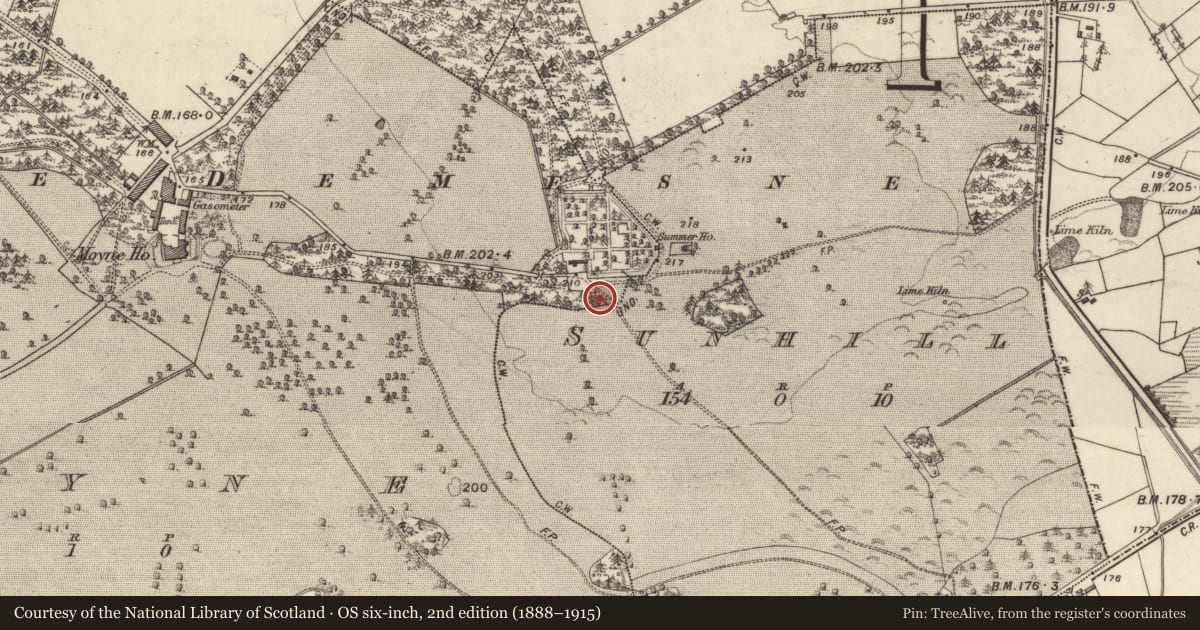 Ordnance Survey six-inch map, 2nd edition (1888–1915) covering the location of House - 18th/19th century, Moyne, County Galway, with a pin at the register's coordinates
