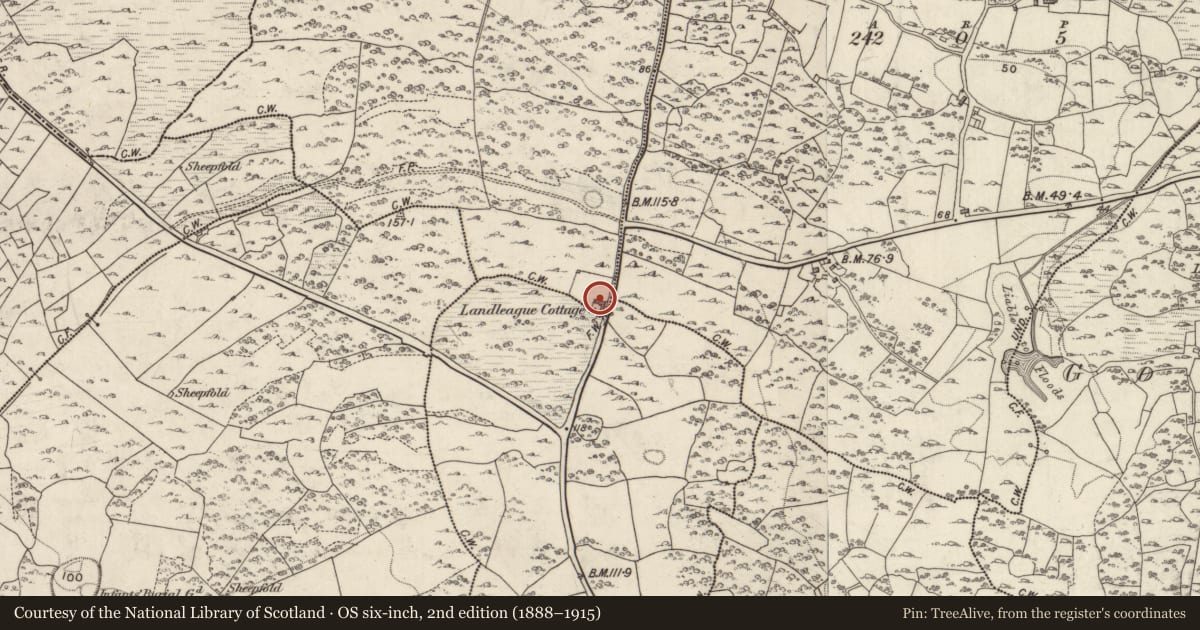 Ordnance Survey six-inch map, 2nd edition (1888–1915) covering the location of House - 18th/19th century, Porridgetown West, County Galway, with a pin at the register's coordinates