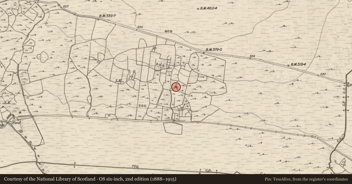 Ordnance Survey six-inch map, 2nd edition (1888–1915) covering the location of House - 18th/19th century, Lettercraff, County Galway, with a pin at the register's coordinates