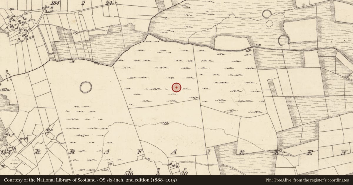 Ordnance Survey six-inch map, 2nd edition (1888–1915) covering the location of House - 18th/19th century, Corrafaireen, County Galway, with a pin at the register's coordinates