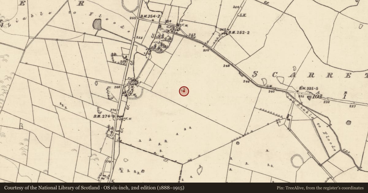 Ordnance Survey six-inch map, 2nd edition (1888–1915) covering the location of Quarry, Lisgub East, County Galway, with a pin at the register's coordinates