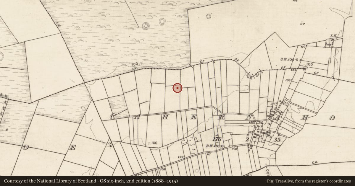 Ordnance Survey six-inch map, 2nd edition (1888–1915) covering the location of Barrow - unclassified, Cahernahoon, County Galway, with a pin at the register's coordinates
