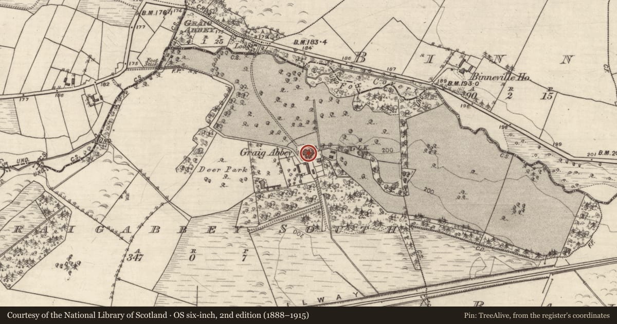 Ordnance Survey six-inch map, 2nd edition (1888–1915) covering the location of House - 18th/19th century, Graigabbey South, County Galway, with a pin at the register's coordinates