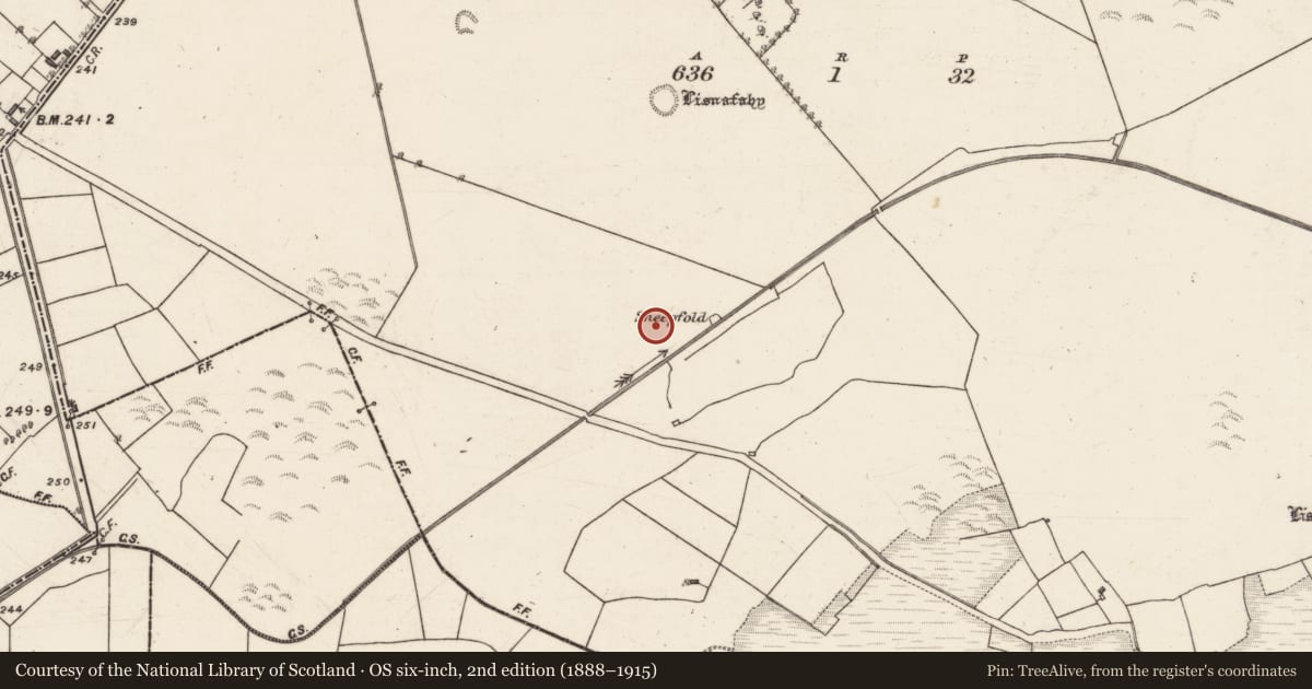 Ordnance Survey six-inch map, 2nd edition (1888–1915) covering the location of Enclosure, Ben More, County Galway, with a pin at the register's coordinates