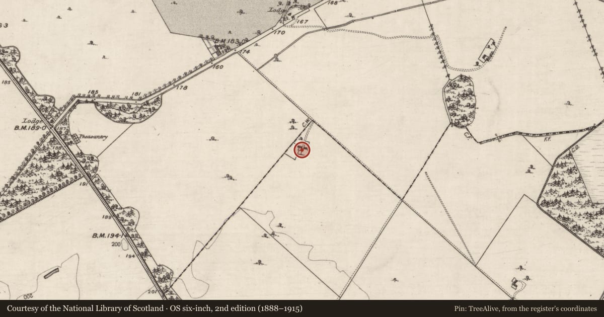 Ordnance Survey six-inch map, 2nd edition (1888–1915) covering the location of House - 18th/19th century, Sycamorehill, County Galway, with a pin at the register's coordinates