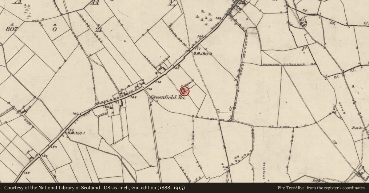 Ordnance Survey six-inch map, 2nd edition (1888–1915) covering the location of House - 18th/19th century, Fahy, County Galway, with a pin at the register's coordinates