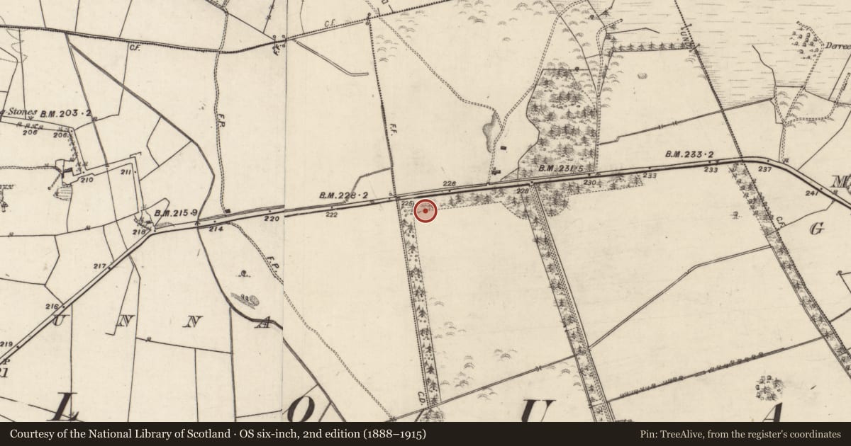 Ordnance Survey six-inch map, 2nd edition (1888–1915) covering the location of Quarry, Stowlin, County Galway, with a pin at the register's coordinates