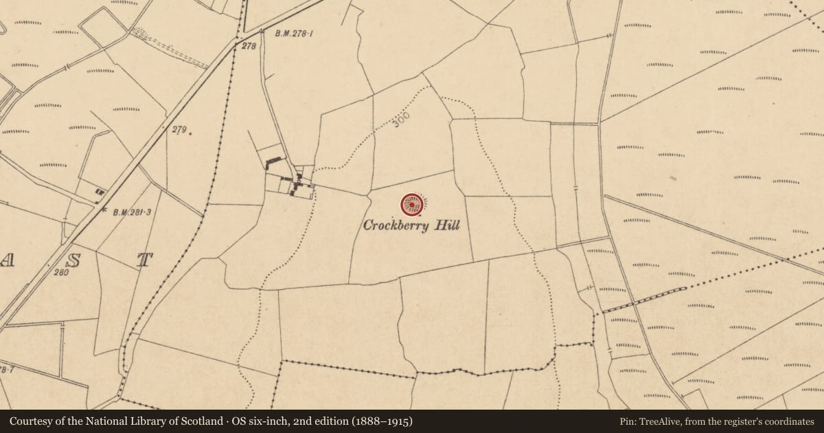Ordnance Survey six-inch map, 2nd edition (1888–1915) covering the location of Enclosure, Coologmartin, County Kildare, with a pin at the register's coordinates