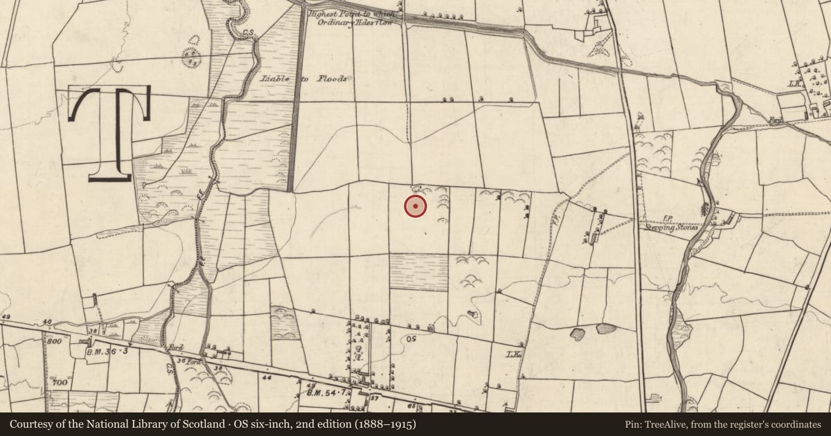 Ordnance Survey six-inch map, 2nd edition (1888–1915) covering the location of Barrow - unclassified, Clahane, County Kerry, with a pin at the register's coordinates