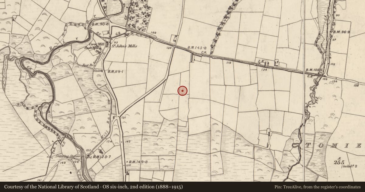 Ordnance Survey six-inch map, 2nd edition (1888–1915) covering the location of Enclosure, Dunloe Upper, County Kerry, with a pin at the register's coordinates