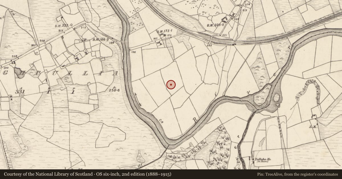 Ordnance Survey six-inch map, 2nd edition (1888–1915) covering the location of Ringfort - rath, Minish, County Kerry, with a pin at the register's coordinates