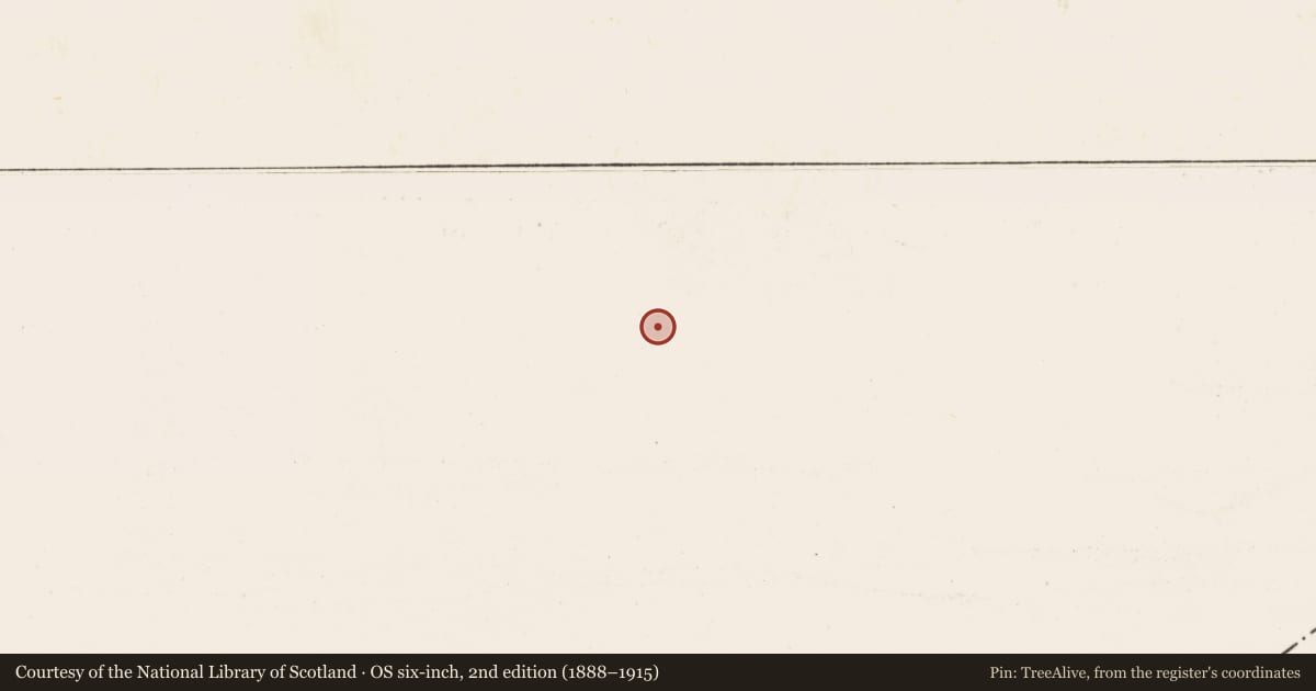 Ordnance Survey six-inch map, 2nd edition (1888–1915) covering the location of Booley hut, Grousemount, County Kerry, with a pin at the register's coordinates