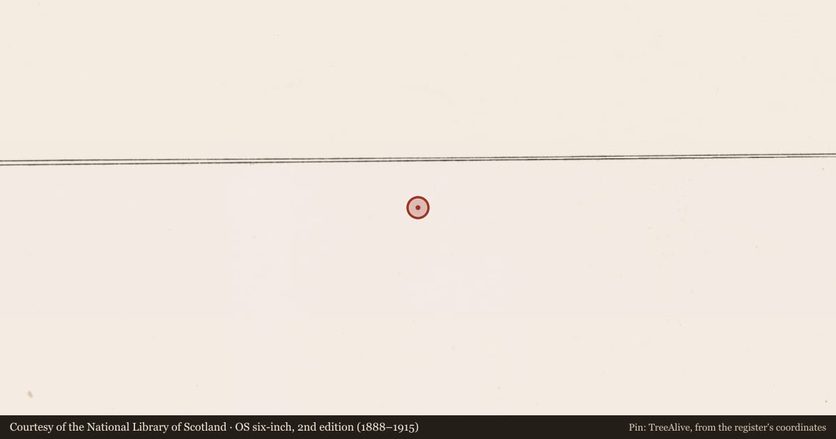 Ordnance Survey six-inch map, 2nd edition (1888–1915) covering the location of Enclosure, Coorleagh, County Kerry, with a pin at the register's coordinates
