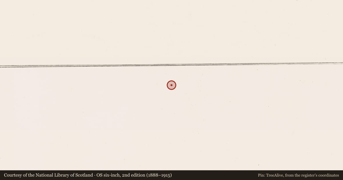 Ordnance Survey six-inch map, 2nd edition (1888–1915) covering the location of Ringfort - rath, Coorleagh, County Kerry, with a pin at the register's coordinates