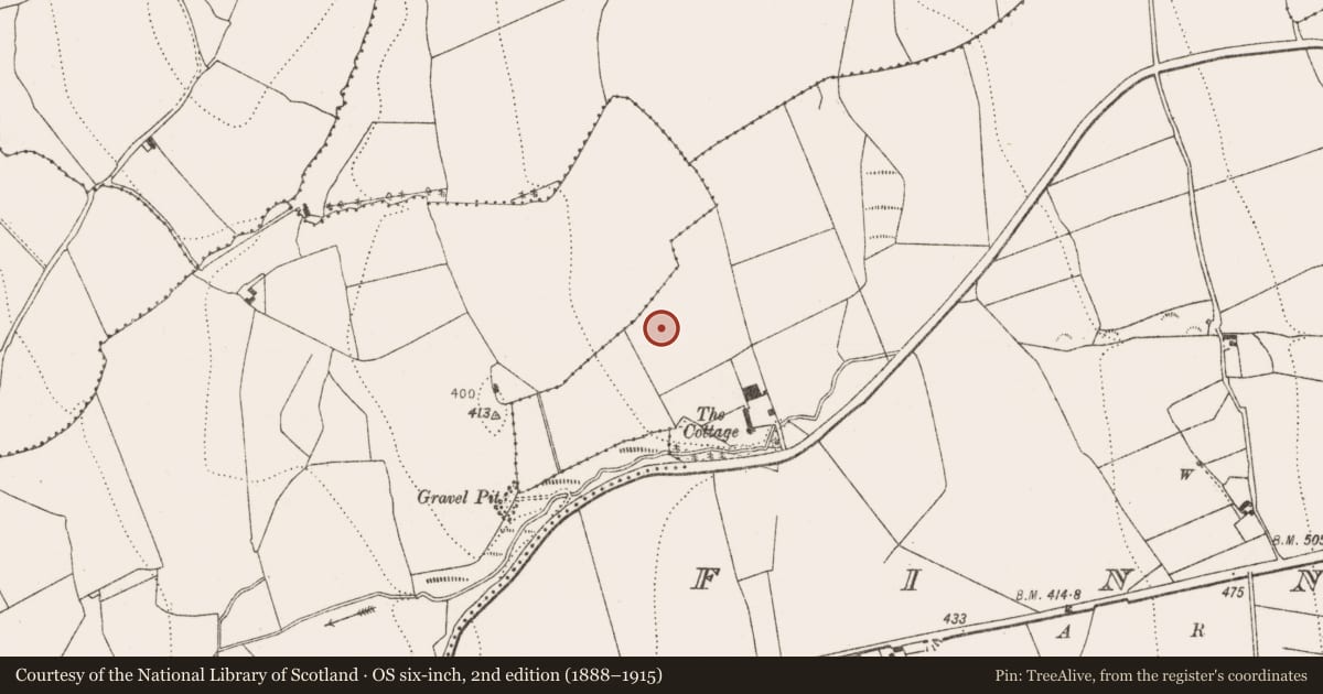 Ordnance Survey six-inch map, 2nd edition (1888–1915) covering the location of Enclosure, Ballyragget, County Kilkenny, with a pin at the register's coordinates
