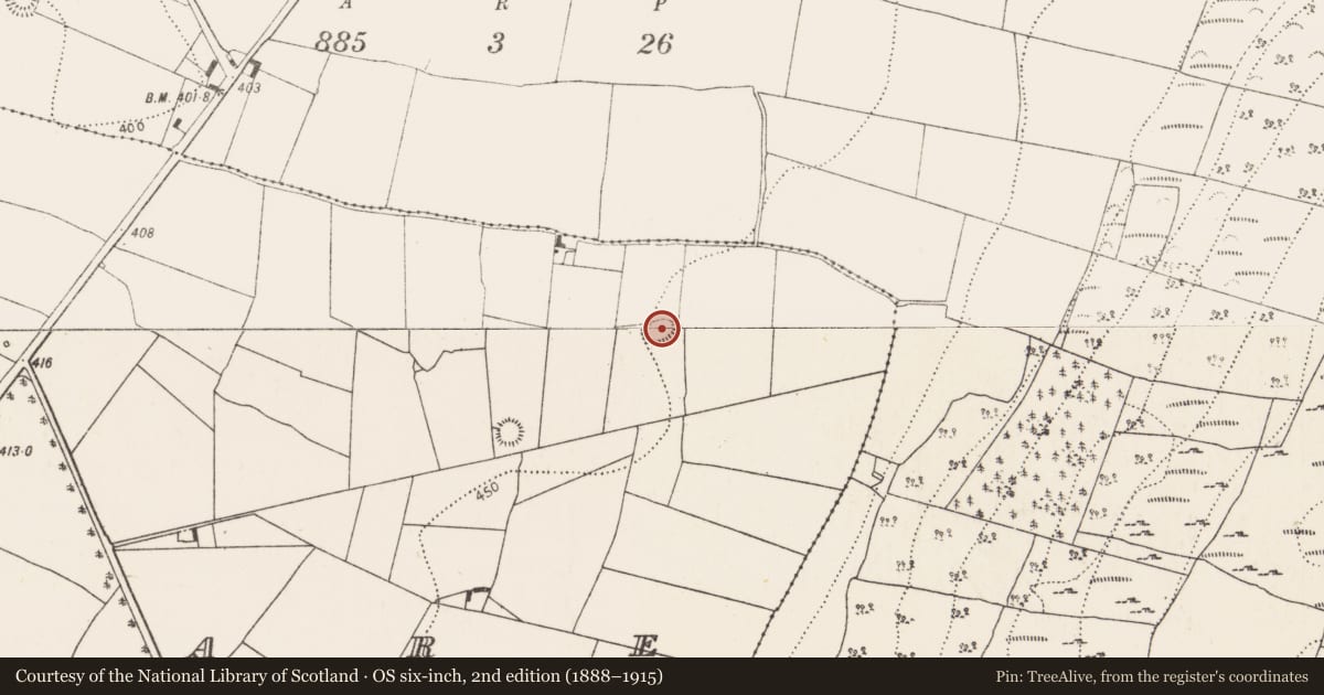 Ordnance Survey six-inch map, 2nd edition (1888–1915) covering the location of Quarry, Glashare, County Kilkenny, with a pin at the register's coordinates