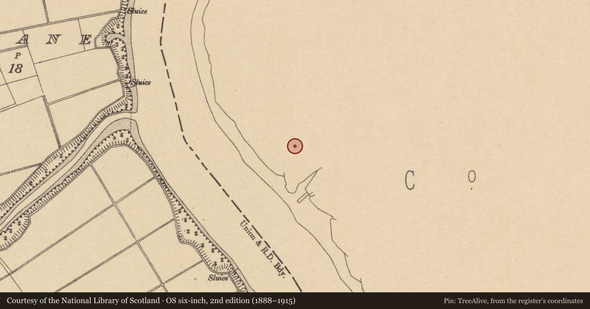 Ordnance Survey six-inch map, 2nd edition (1888–1915) covering the location of Church, Pollrone, County Kilkenny, with a pin at the register's coordinates