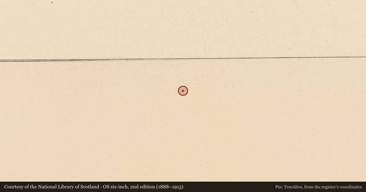 Ordnance Survey six-inch map, 2nd edition (1888–1915) covering the location of Churchyard, Rosclogher, County Leitrim, with a pin at the register's coordinates