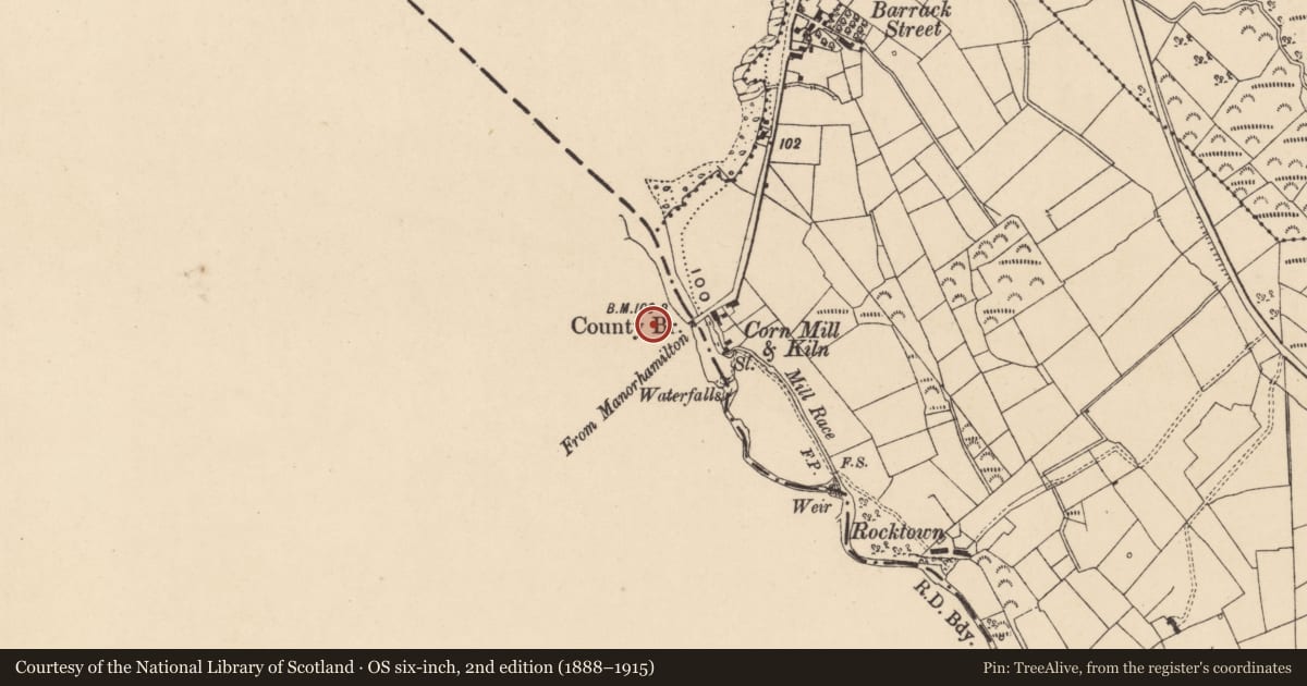 Ordnance Survey six-inch map, 2nd edition (1888–1915) covering the location of Cairn - unclassified, Dooard, County Leitrim, with a pin at the register's coordinates