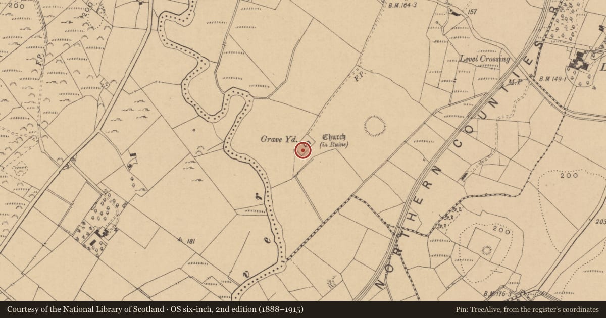 Ordnance Survey six-inch map, 2nd edition (1888–1915) covering the location of Architectural fragment, Cloonlogher, County Leitrim, with a pin at the register's coordinates