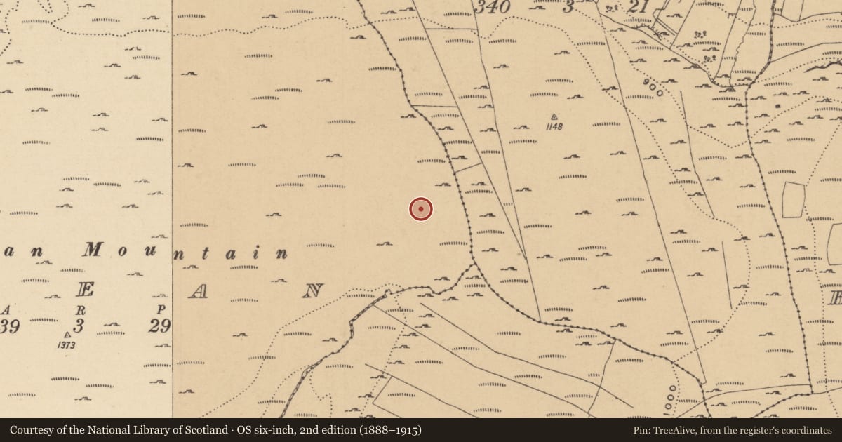 Ordnance Survey six-inch map, 2nd edition (1888–1915) covering the location of House - indeterminate date, Leean, County Leitrim, with a pin at the register's coordinates