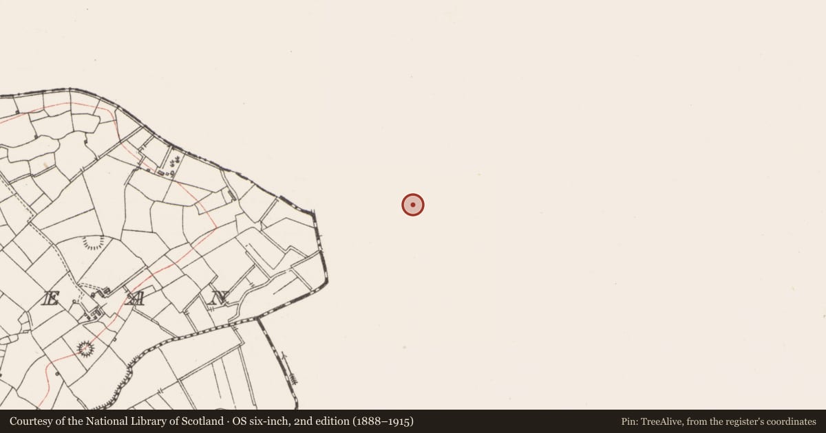 Ordnance Survey six-inch map, 2nd edition (1888–1915) covering the location of Ringfort - cashel, Cleighran, County Leitrim, with a pin at the register's coordinates