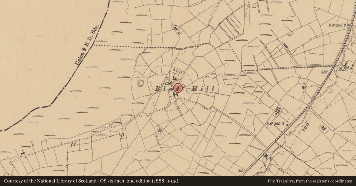 Ordnance Survey six-inch map, 2nd edition (1888–1915) covering the location of Ringfort - rath, Greaghnafarna, County Leitrim, with a pin at the register's coordinates