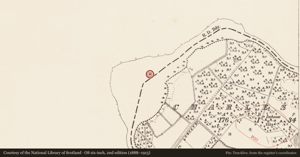 Ordnance Survey six-inch map, 2nd edition (1888–1915) covering the location of Crannog, River Shannon, County Leitrim, with a pin at the register's coordinates