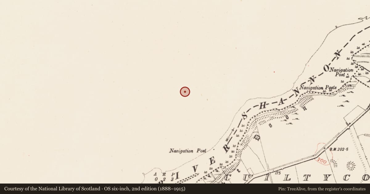 Ordnance Survey six-inch map, 2nd edition (1888–1915) covering the location of Enclosure - large enclosure, Gort, County Leitrim, with a pin at the register's coordinates