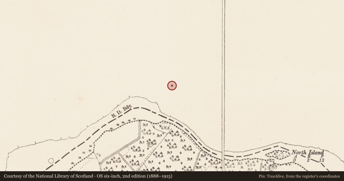 Ordnance Survey six-inch map, 2nd edition (1888–1915) covering the location of Hut site, Kildorragh, County Leitrim, with a pin at the register's coordinates