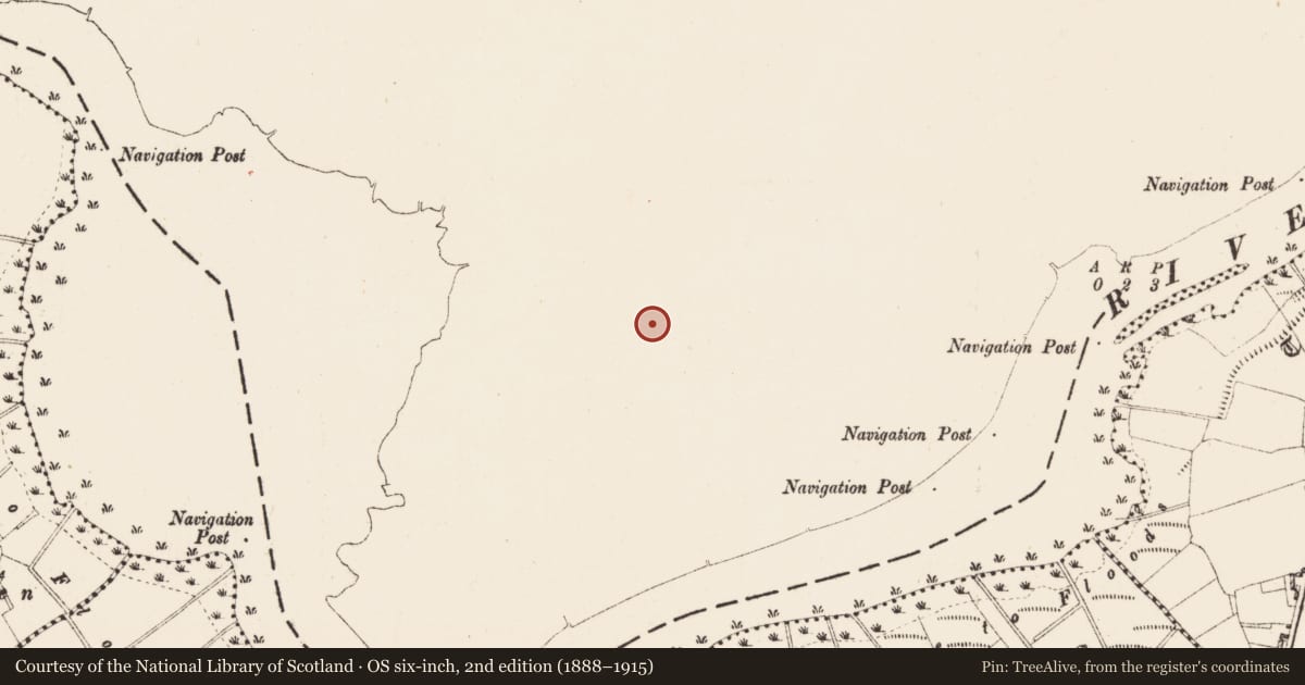 Ordnance Survey six-inch map, 2nd edition (1888–1915) covering the location of Ringfort - rath, Coraughrim, County Leitrim, with a pin at the register's coordinates